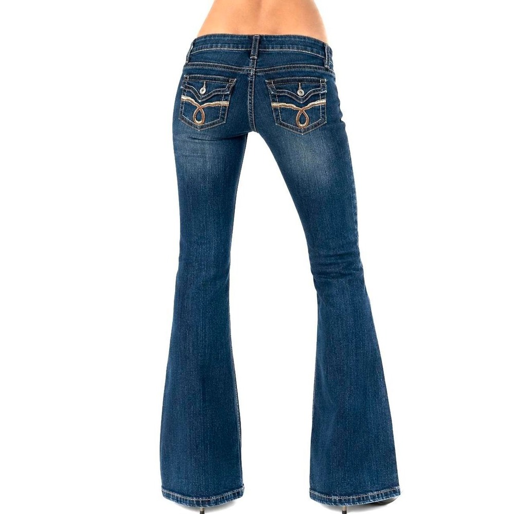 Low-Rise dark wash Bootcut Jeans Rue 21